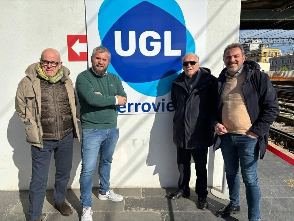 Ieri al Direttivo Nazionale nella sede della UGL Ferrovieri di Bari, il segretario provinciale Antonio Caprio ha portato i saluti della UTL di Bari.